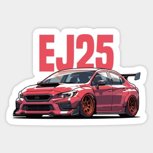 Subaru STI Car Art - Impreza WRX EJ25 Modified JDM Car Sticker